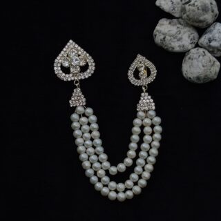 Heart Pearl Brooch For Men & Women