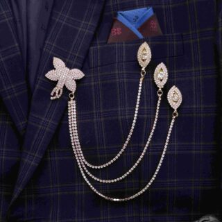 Butterfly Golden Brooch For Men & Women