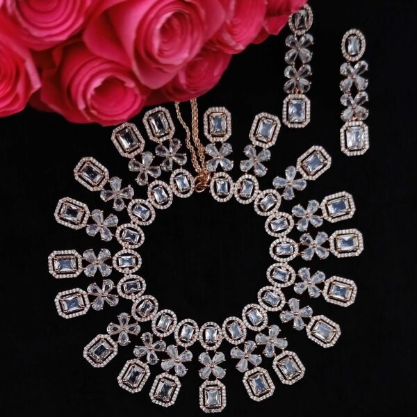 Celestia Choker-style Heavy Necklace for Bridal