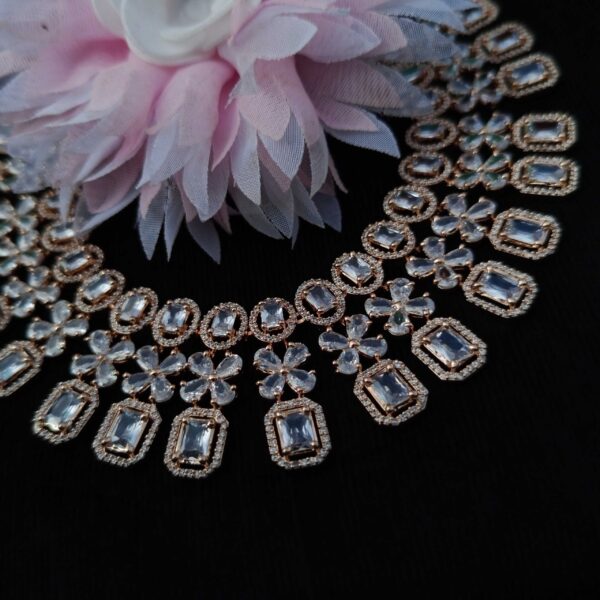 Celestia Choker-style Heavy Necklace for Bridal - Image 4