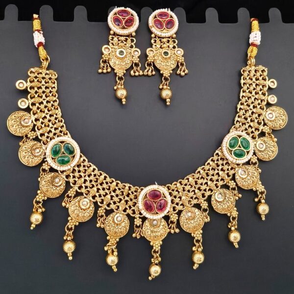 rajasthani-style-gold-plated-artificial-costume-necklace-set-with-matching-earrings-2